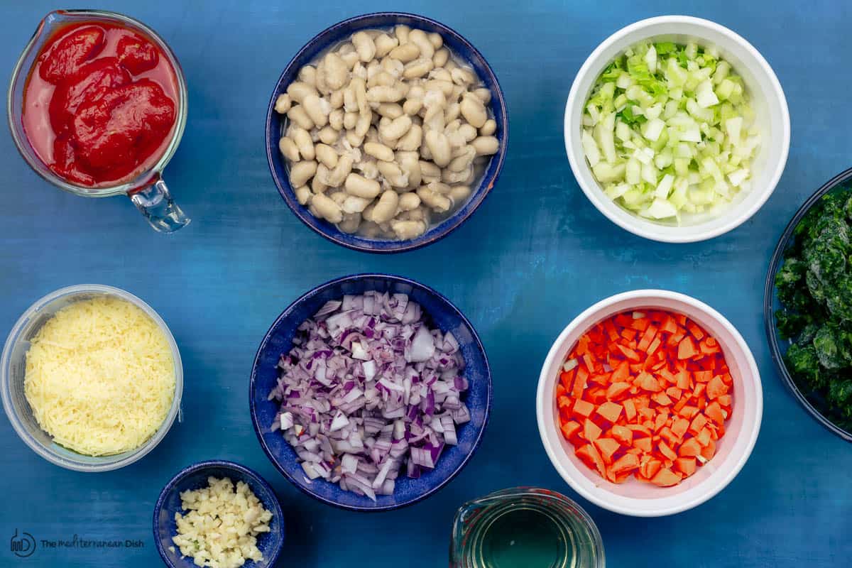 ribollita tuscan white bean soup ingredients