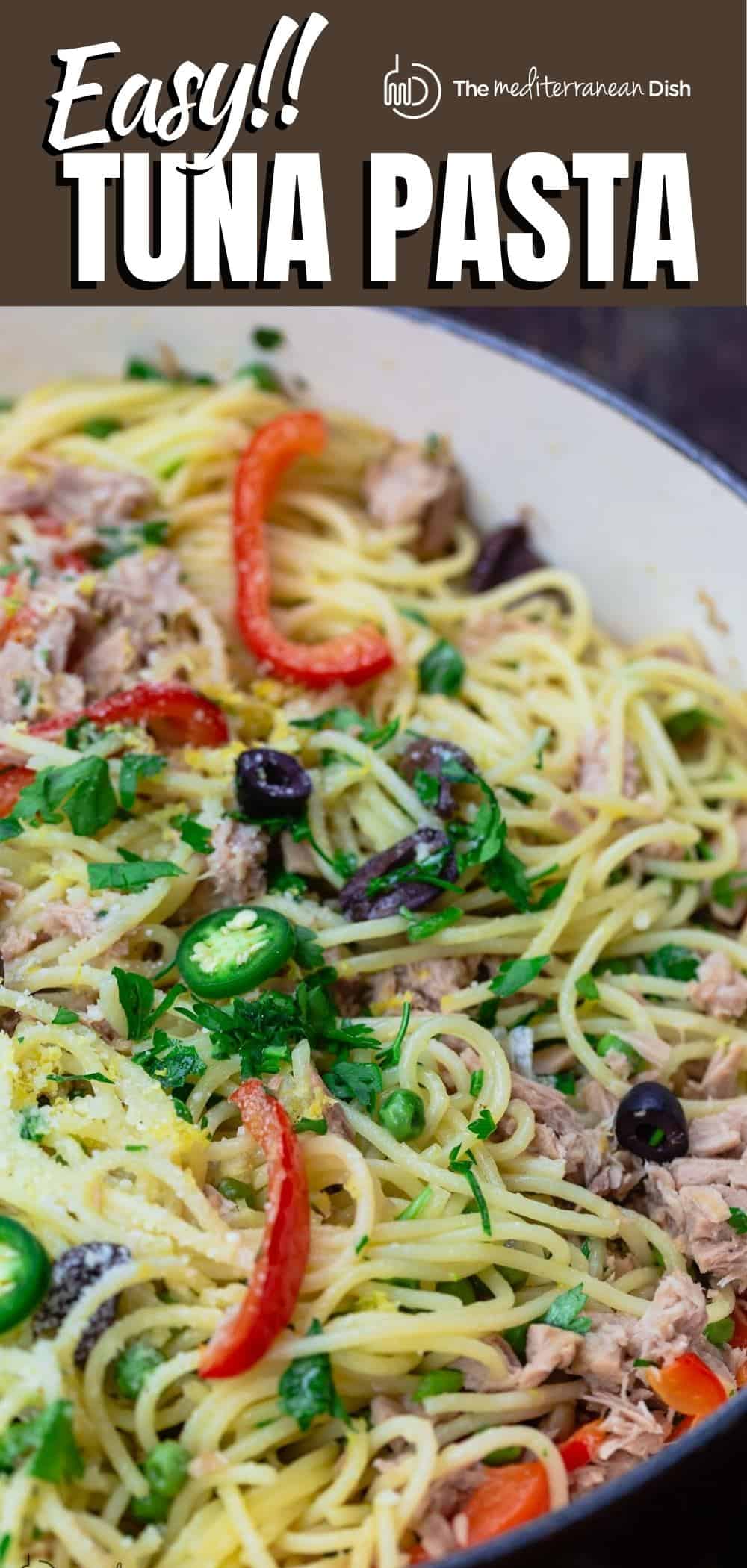 Quick Tuna Pasta, MediterraneanStyle The Mediterranean Dish