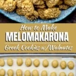 pin image 1 for Melomakarona recipe