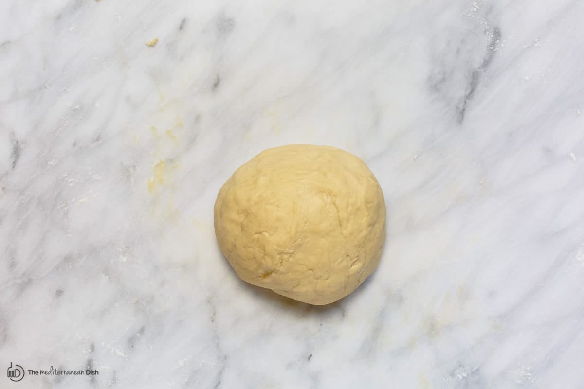 Kneaded dough for challah bread recipe