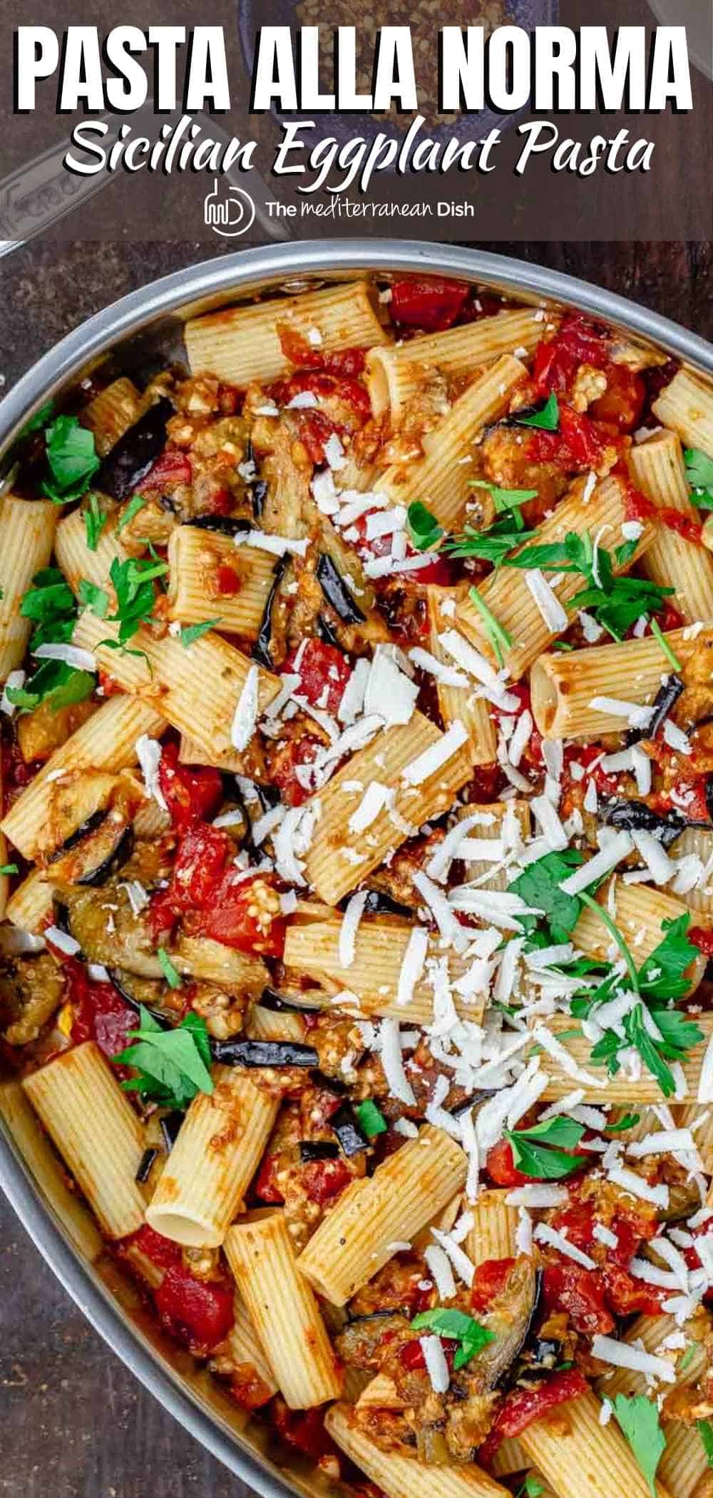Easy Pasta alla Norma Recipe (Sicilian Eggplant Pasta) The