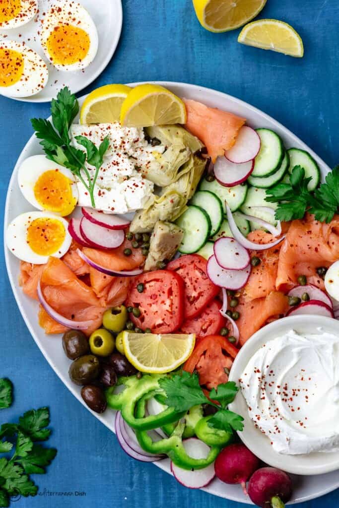 Easy Smoked Salmon Platter The Mediterranean Dish