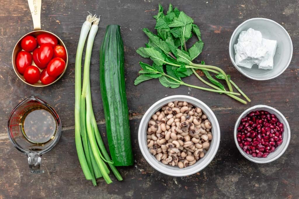 Mediterranean black eyed pea salad (bold & healthy) The Mediterranean