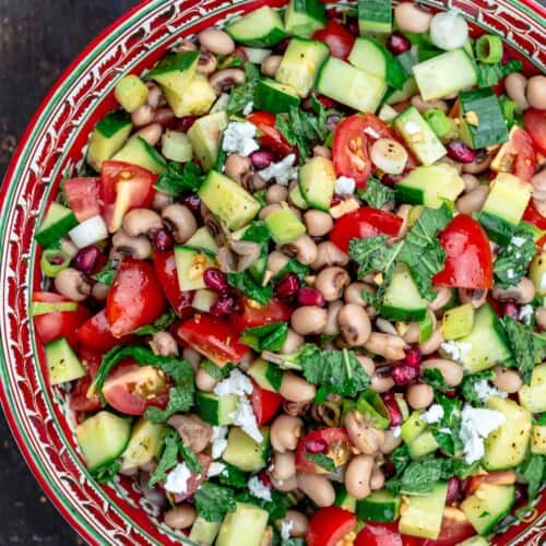 Mediterranean black eyed pea salad (bold & healthy) The Mediterranean