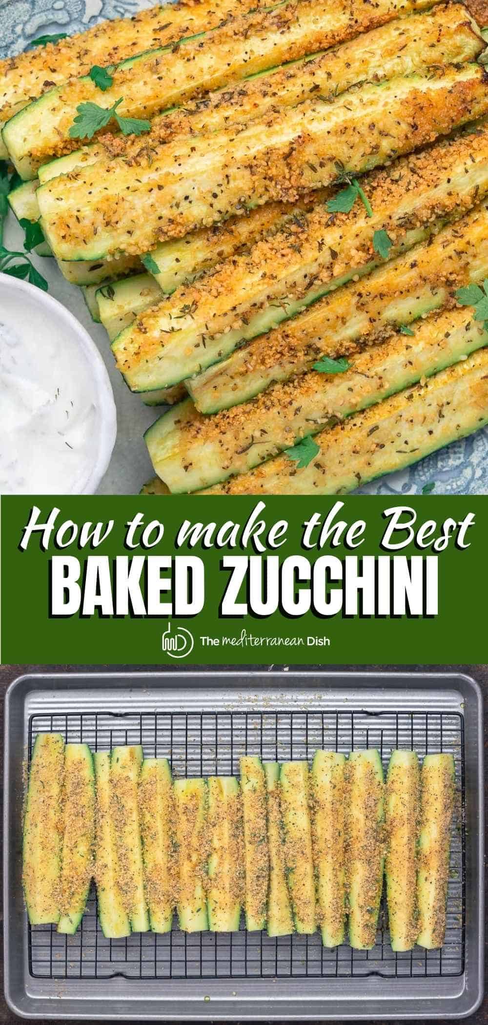 Italian Baked Zucchini Recipe | The Mediterranean Dish