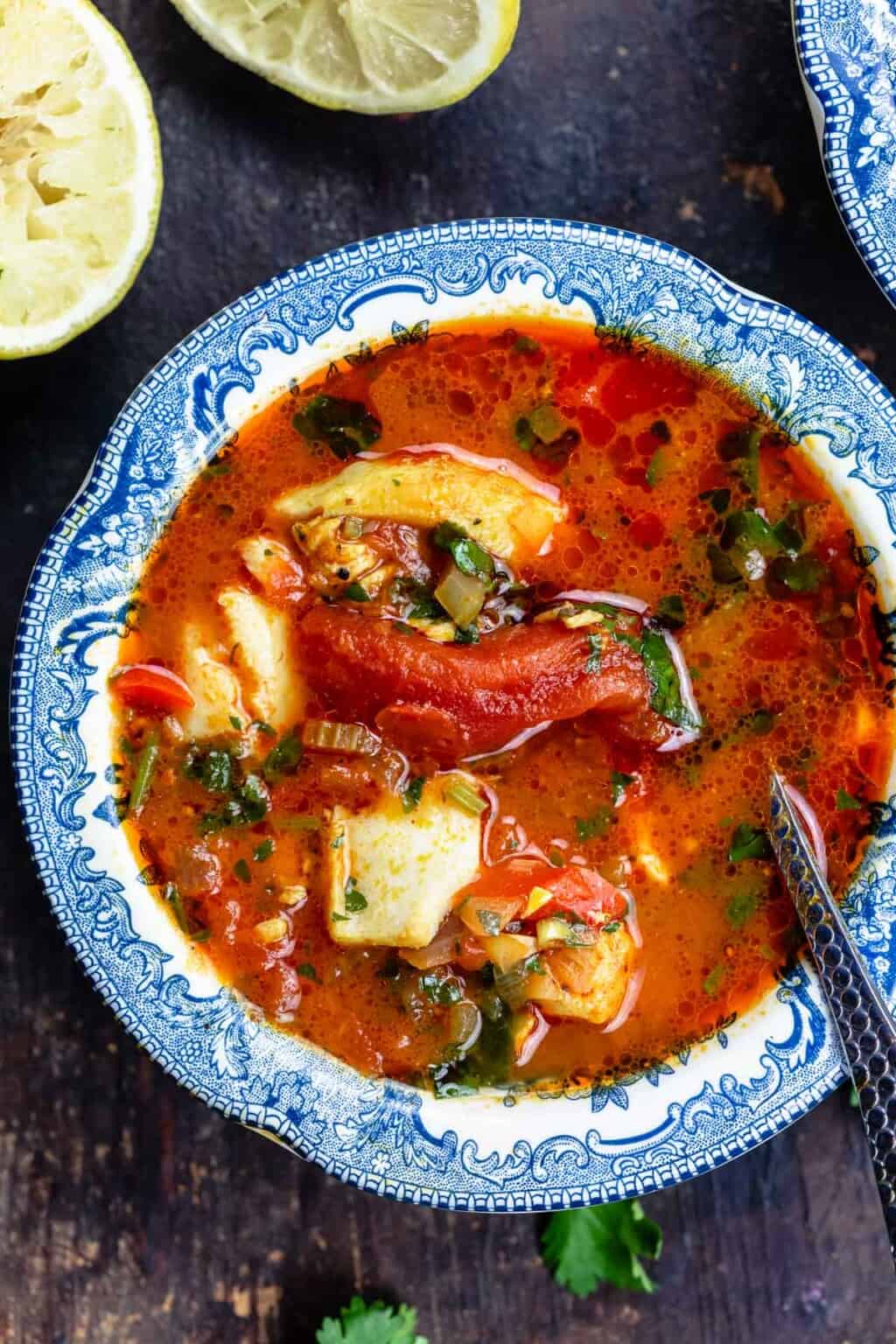 Easy Mediterranean-Style Fish Soup | The Mediterranean Dish