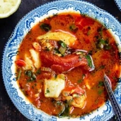 Mediterranean fish soup