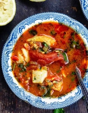 Mediterranean fish soup