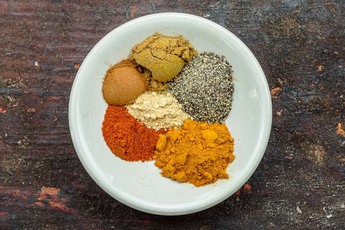 spices for moroccan lentil and chickpea soup