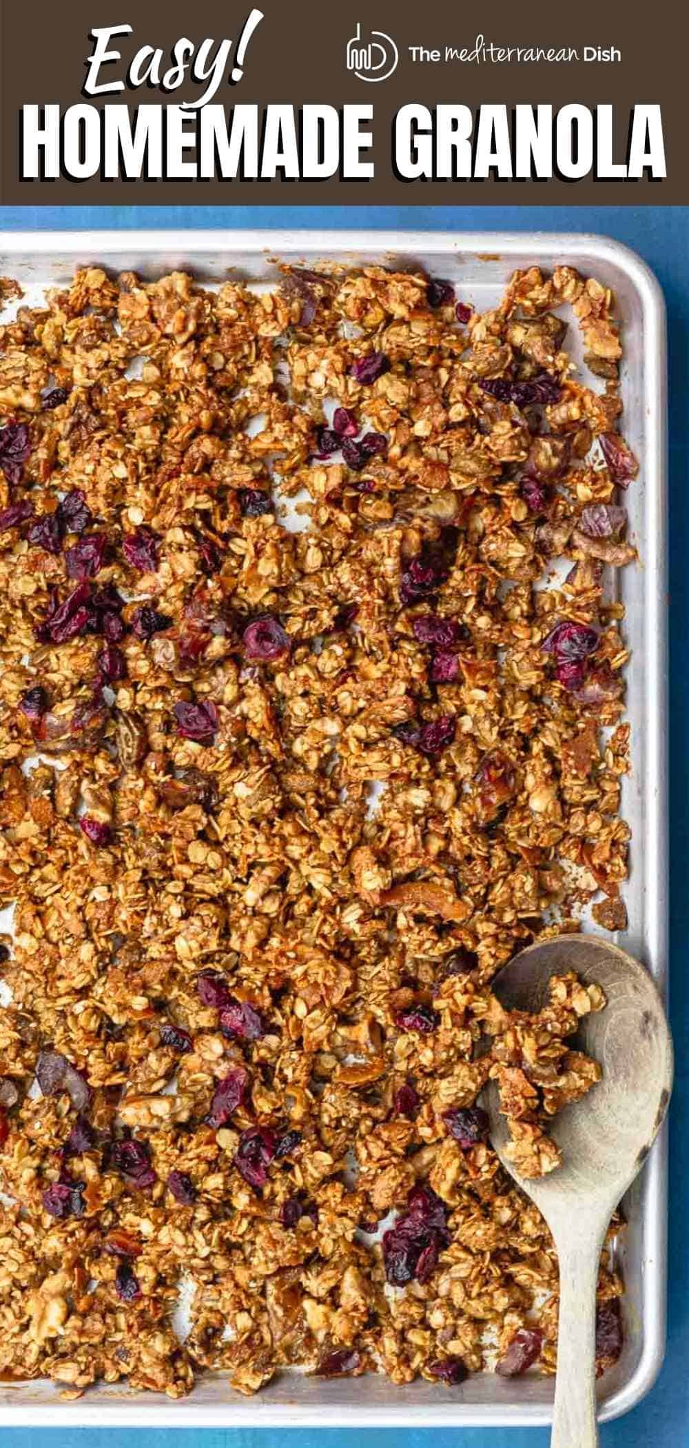Healthy Homemade Granola (w/ Olive Oil) The Mediterranean Dish