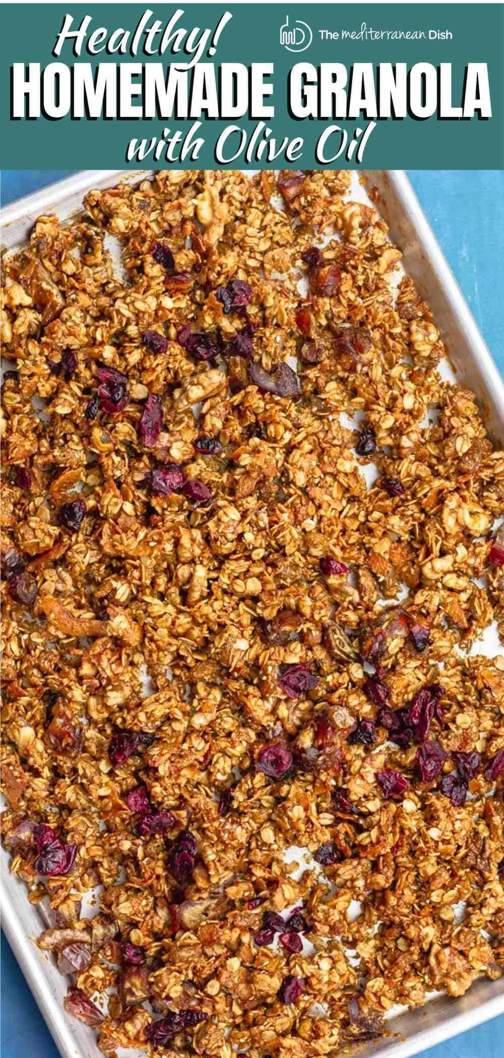 Healthy Homemade Granola (w/ Olive Oil) The Mediterranean Dish