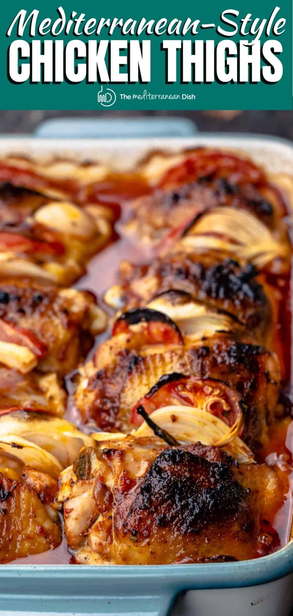 Juicy Baked Chicken Thighs Recipe (w/ chicken rub) | The Mediterranean Dish