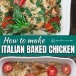 pin image 3 for how to make italian baked chicken breast