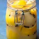 Lemons preserved in a jar