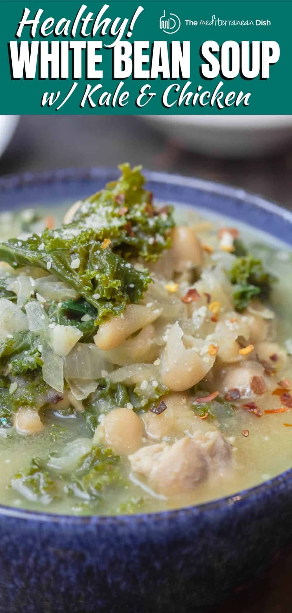 White Bean and Kale Soup Recipe The Mediterranean Dish