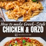 pin image 2 for chicken orzo recipe