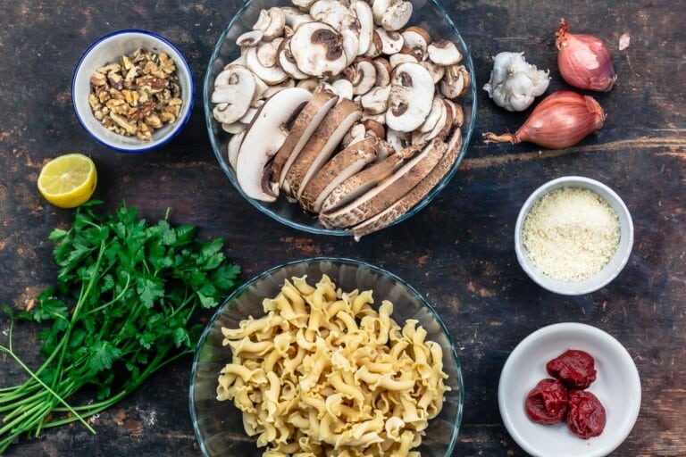 Creamy Garlic Mushroom Pasta (SECRET sauce) | The Mediterranean Dish