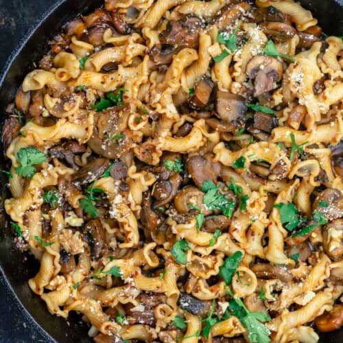 Creamy Garlic Mushroom Pasta (SECRET sauce) | The Mediterranean Dish