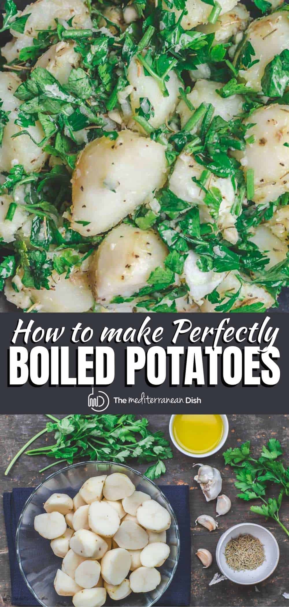Boiled Potatoes with Fresh Herbs | How to Boil Potatoes - The