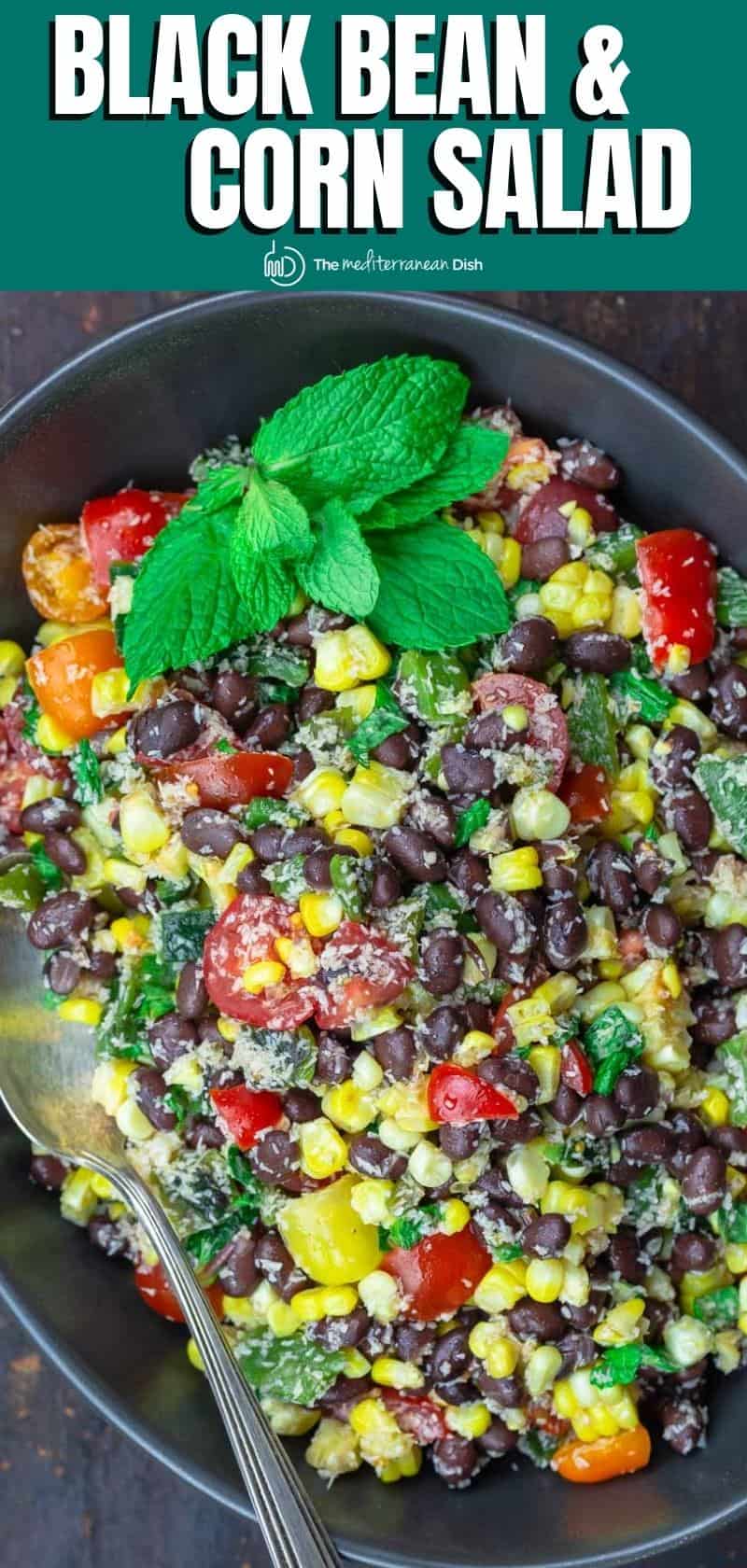 Black Bean and Corn Salad Recipe (the best!) The Mediterranean Dish