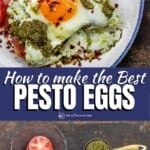 pinable image 1 for how to make pesto eggs