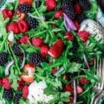 pin image 2 for summer salad with berries