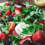 pin image 4 for arugula and berry salad