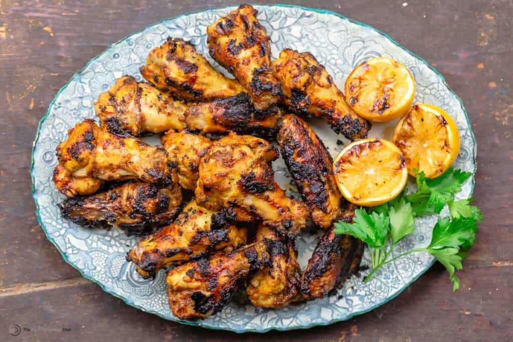 Grilled Chicken Wings (Crispy & FlavorPacked!) l The Mediterranean Dish