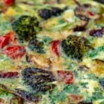 pinable image for frittata recipe 2