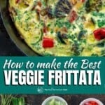 pin image 1 for how to make vegetable frittata