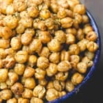 pin image 1 for roasted chickpeas.