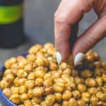 pin image 2 for roasted chickpea recipe.