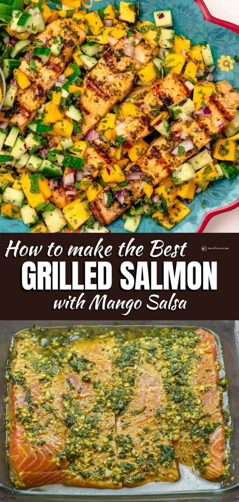 Easy Grilled Salmon Recipe (W/ Best Marinade) | The Mediterranean Dish