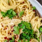 Pin image 1 for aglio e olio recipe