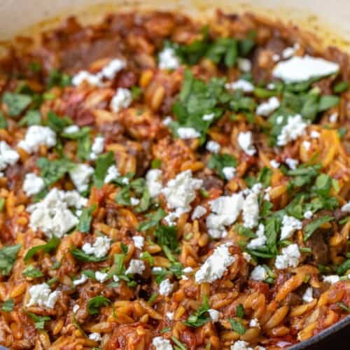 Easy Homemade Youvetsi (Greek Lamb Stew with Orzo) l The Mediterranean Dish