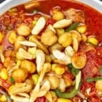 pin image 3 easy vegan chickpea chili