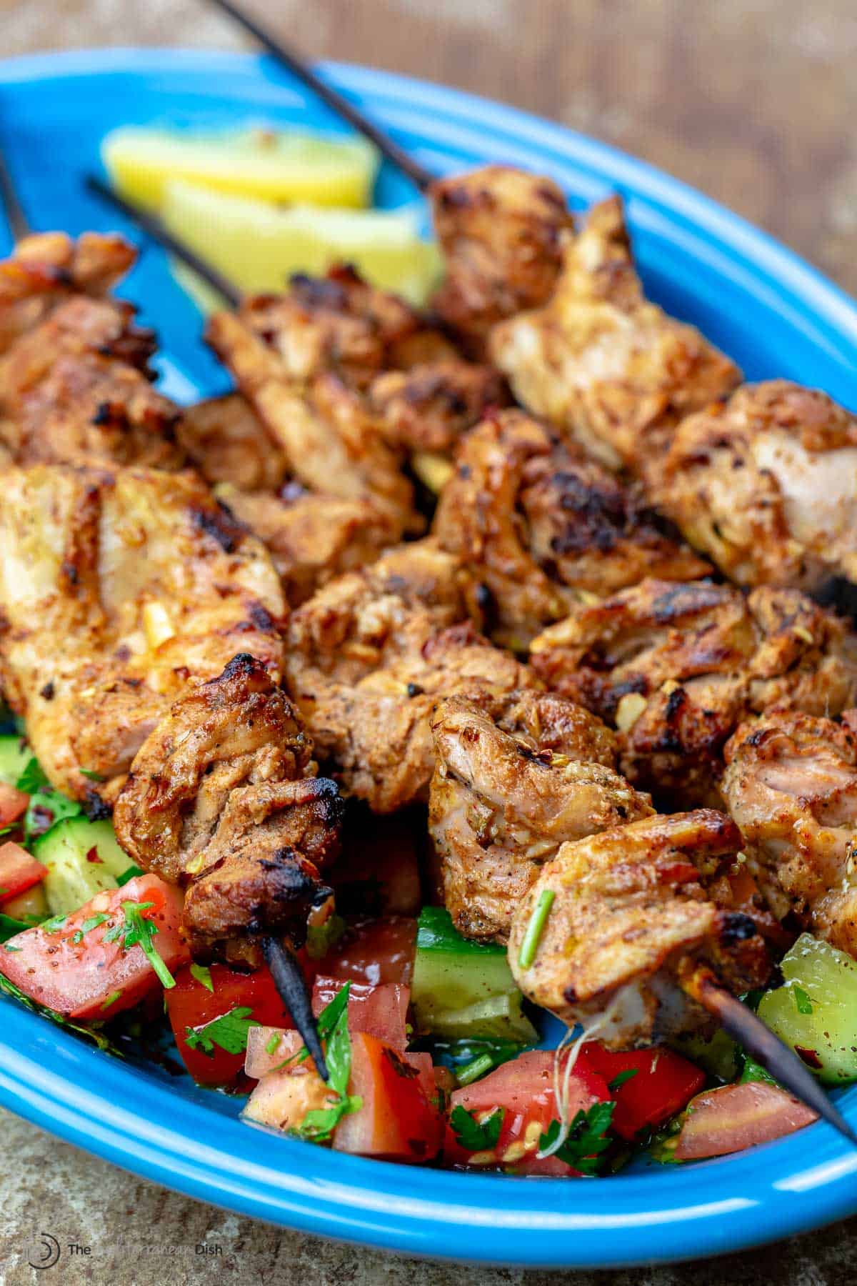 Air Fryer Chicken Skewers (Kebabs) - A Pinch of Healthy