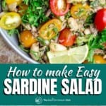 pin image 1 sardine salad