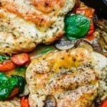 pin image 2 for pan seared chicken with mushrooms and tomatoes