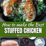 pin image 2 stuffed chicken recipe