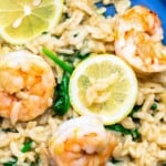 pin image 3 for instant pot shrimp risotto