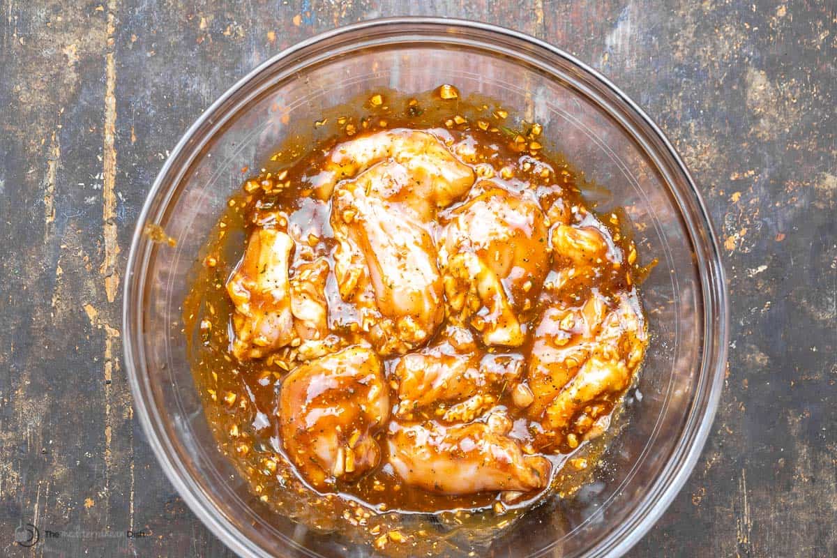 chicken thighs in balsamic glaze marinade