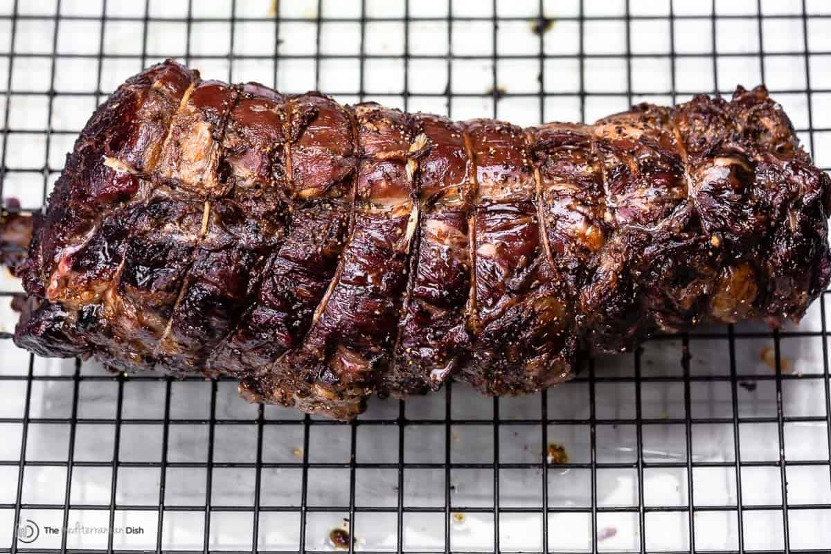 beef tenderloin after roasting
