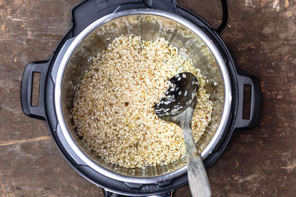 Arborio rice in Instant Pot