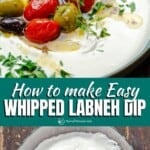 pin image 3 for whipped labneh dip