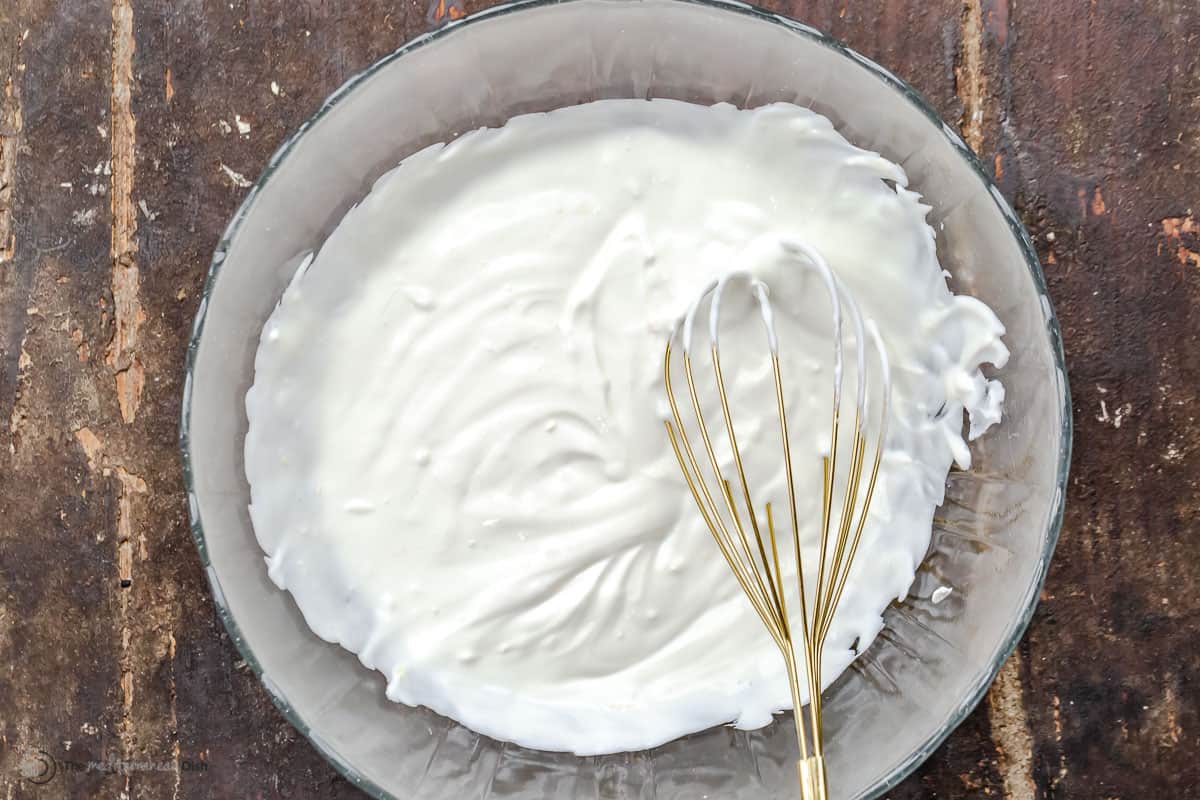 plain whipped labneh