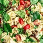 pin image 3 for spinach tortellini pasta