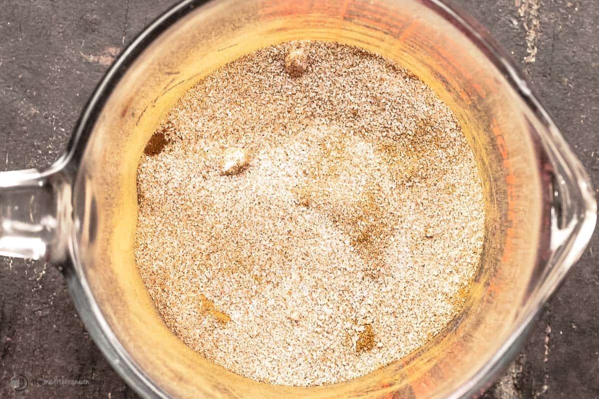 cinnamon sugar mixture