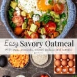 pin image 3 for savory oatmeal bowls