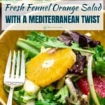 pin image 1 for fresh fennel orange salad